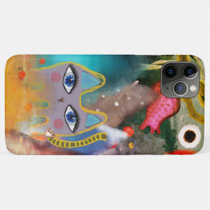 Capa Para iPhone 11 Pro Max Aquarelas de montanha de tulipa de gato