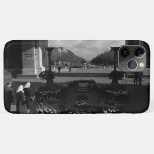 Capa Para iPhone 11 Pro Max Arco do Triunfo de Paris antigo Soldado desconheci