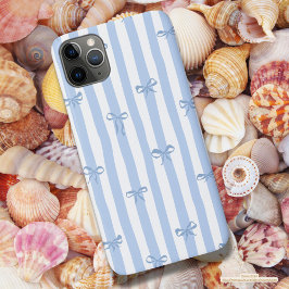 Capa Para iPhone 11 Pro Max Arcos e listras bonitas e giras Pastel azul
