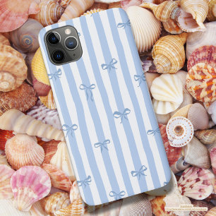 Capa Para iPhone 11 Pro Max Arcos e listras bonitas e giras Pastel azul