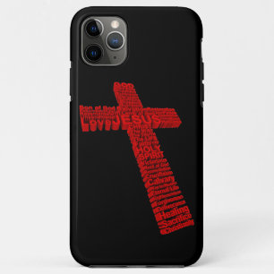 Capa Para iPhone 11 Pro Max Arte Cristã da Cruz Vermelha Coligada Formada por 