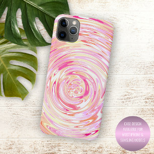 Capa Para iPhone 11 Pro Max Arte Única de Redemoinho Amarelo Ensolarado Laranj
