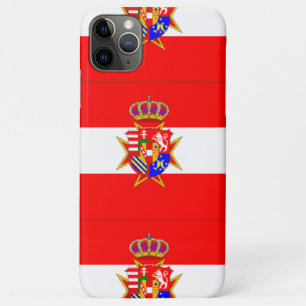 Capa Para iPhone 11 Pro Max Banner branco vermelho Grão-Ducado da Toscana