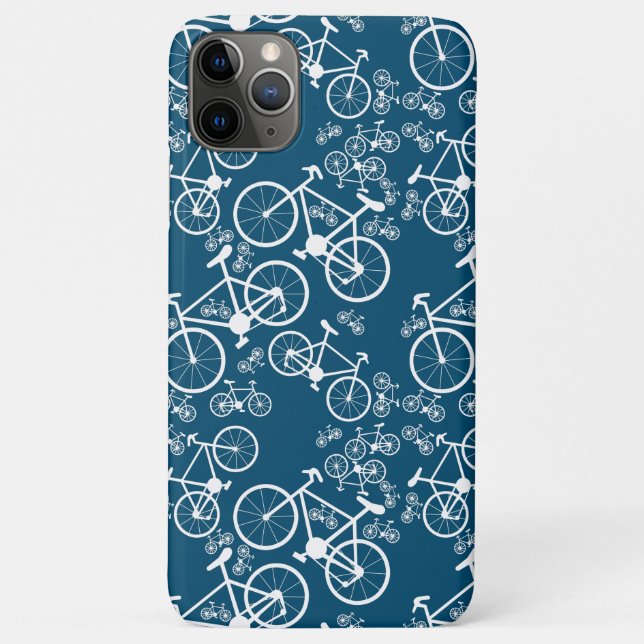 Capa Para iPhone 11 Pro Max Bicicletas Grandes e Pequenas (Verso)