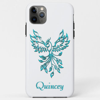 Capa Para iPhone 11 Pro Max Blue Phoenix nasce no White Personal