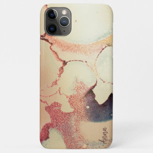 Capa Para iPhone 11 Pro Max *~* Bolhas de Abstrato de brilho Dourado com faís