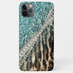 Capa Para iPhone 11 Pro Max Bonita impressão de peles de animais-leopardo-de-