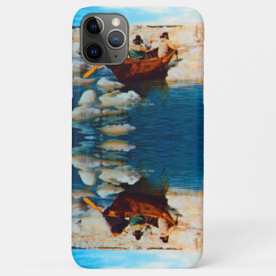 Capa Para iPhone 11 Pro Max Caçadores de esquimó Vintage USA Alaska