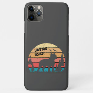 Capa Para iPhone 11 Pro Max Cachorro Boston Terrier Vintage Retro Sol Amante d