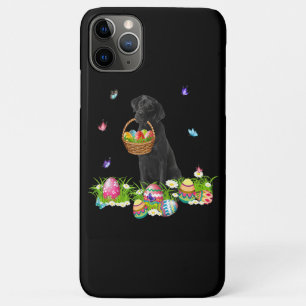 Capa Para iPhone 11 Pro Max Cachorro Cachorro e Ovos de Páscoa de Coelhão Ne