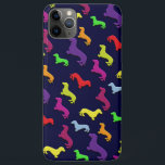 Capa Para iPhone 11 Pro Max Cães Símicos Coloridos e Divertidos<br><div class="desc">Cães Salgados e Divertidos</div>