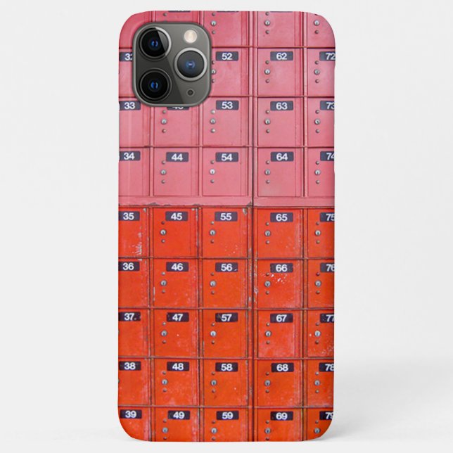 Capa Para iPhone 11 Pro Max Caixas postais vermelhas (Verso)