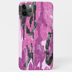 Capa Para iPhone 11 Pro Max Camo cor-de-rosa desvanecido