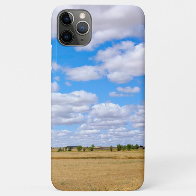 Capa Para iPhone 11 Pro Max Campos de trigo colhidos (Verso)