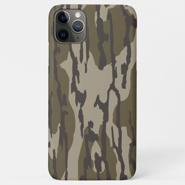 Capa Para iPhone 11 Pro Max Camuflagem Bottom Lands (Verso)