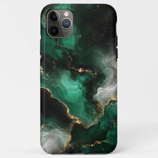 Capa Para iPhone 11 Pro Max Capa de iPhone 11 Pro em Mármore Esmeralda