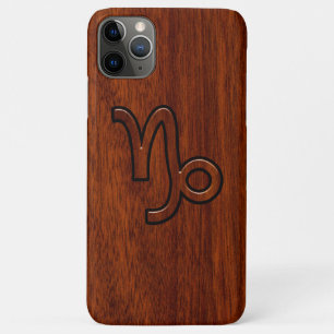 Capa Para iPhone 11 Pro Max Capricórnio Zodiac Símbolo do Estilo de Grãos de M