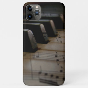 Capa Para iPhone 11 Pro Max Chaves Anticas para Piano de Música