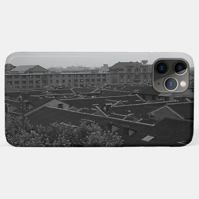 Capa Para iPhone 11 Pro Max China Antiga Cidade de Xangai (Verso (horizontal))
