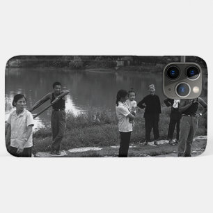 Capa Para iPhone 11 Pro Max China Antiga rio Guilin pessoas chinesas