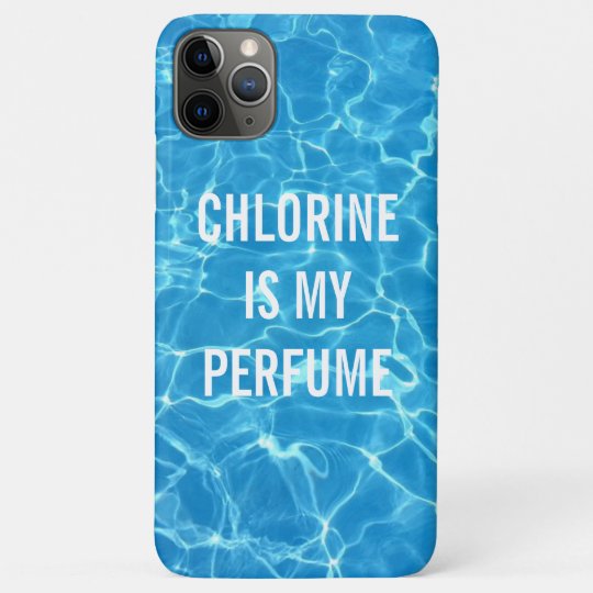 Capa Para Iphone 11 Pro Max Cloro E O Meu Tipico De Piscina De Nadar Perfume Zazzle Com Br