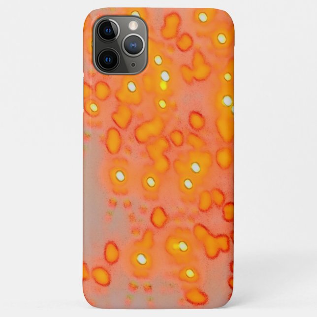 Capa Para iPhone 11 Pro Max Cobrir de Telefone Laranja (Verso)
