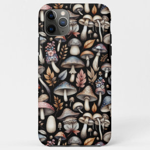 Capa Para iPhone 11 Pro Max Cogumelos Místicos