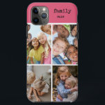 Capa Para iPhone 11 Pro Max Colagem de Fotografias da Família Cor-de-Rosa 4 Ca<br><div class="desc">Mantenha seus entes queridos próximos com esta maravilhosa capas de iphone de Foto Collage da Família, Rosa 4-Picture, projetada para mostrar quatro de suas fotos favoritas da família contra um fundo rosa macio e animador. Este gabinete Case-Mate permite personalizar seu telefone com momentos agradáveis, capturando a alegria e a conexão...</div>
