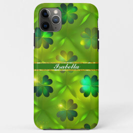 Capa Para iPhone 11 Pro Max Coleção de Tendências do Dia de São Patrício Clove