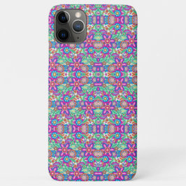 Capa Para iPhone 11 Pro Max Colorful phone case with intricate
