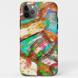 Capa Para iPhone 11 Pro Max Colorido - Rústico e áspero como reboco