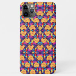 Capa Para iPhone 11 Pro Max Colourful genetic pattern