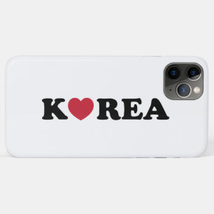 Capa Para iPhone 11 Pro Max Coração de Amor da Coreia