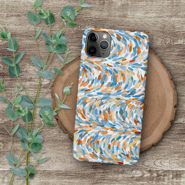 Capa Para iPhone 11 Pro Max Cores de verão funky padrão de arte de respingo de