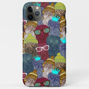 Capa Para iPhone 11 Pro Max Coruja na coroa