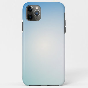 Capa Para iPhone 11 Pro Max Couro azul elegante