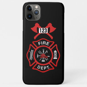 Capa Para iPhone 11 Pro Max Crachá do departamento dos bombeiros