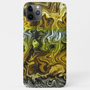 Capa Para iPhone 11 Pro Max Cromo Dourado Metálico Prateado Legal