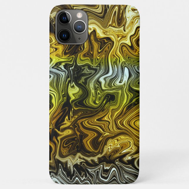 Capa Para iPhone 11 Pro Max Cromo Dourado Metálico Prateado Resfriado (Verso)