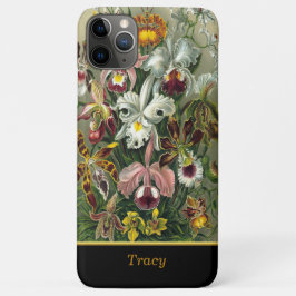 Capa Para iPhone 11 Pro Max Cymbidiums Oncidios Orquídeas Tropicais Flores 11