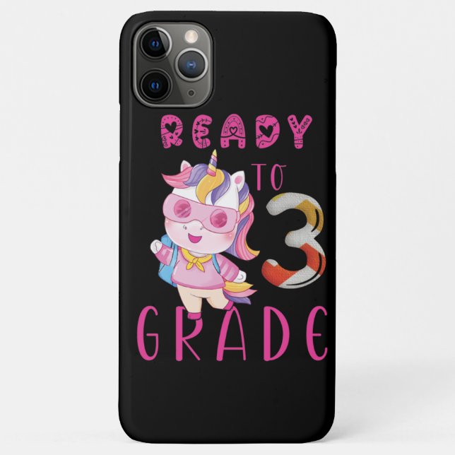 Capa Para iPhone 11 Pro Max De Volta À Escola, 3º Grau (Verso)