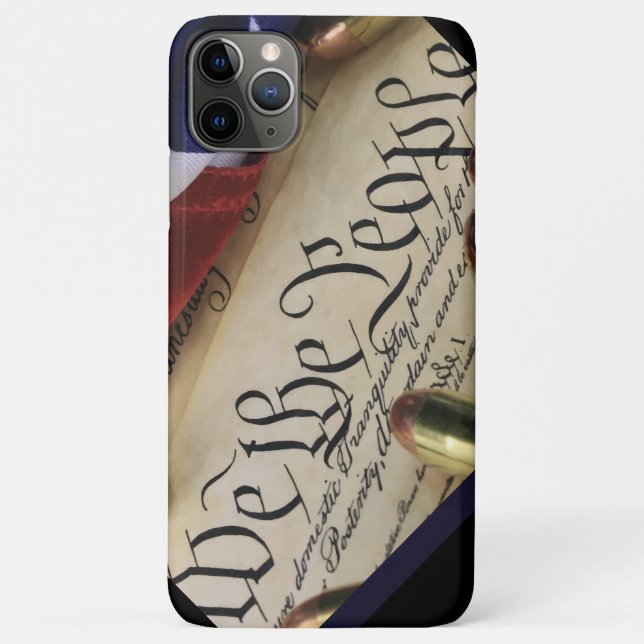 Capa Para iPhone 11 Pro Max Declaração de Independência   (Verso)
