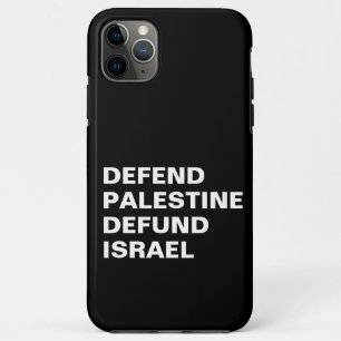 Capa Para iPhone 11 Pro Max Defender Palestina Destituir Israel - Anti-Israel