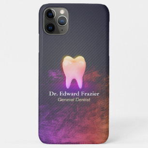 Capa Para iPhone 11 Pro Max Dentista profissional Dentista Dentista Dente Rosa