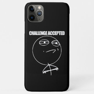 Capa Para iPhone 11 Pro Max Desafio aceitado