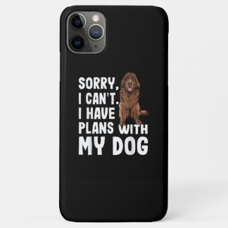 Capa Para iPhone 11 Pro Max Desculpe, Não Posso Ter Planos Com Meu Cão Da Terr