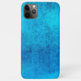 Capa Para iPhone 11 Pro Max design de cor sólida azul abstrato