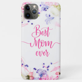 Capa Para iPhone 11 Pro Max Dia de as mães Feliz