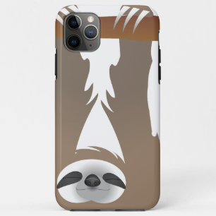 Capa Para iPhone 11 Pro Max Dormir, Preguiçoso,