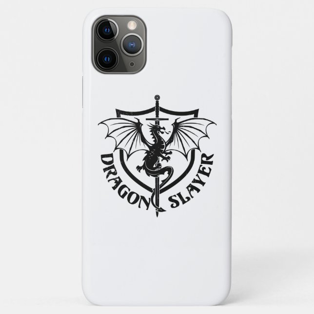 Capa Para iPhone 11 Pro Max Dragão (Verso)